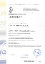 our certificate